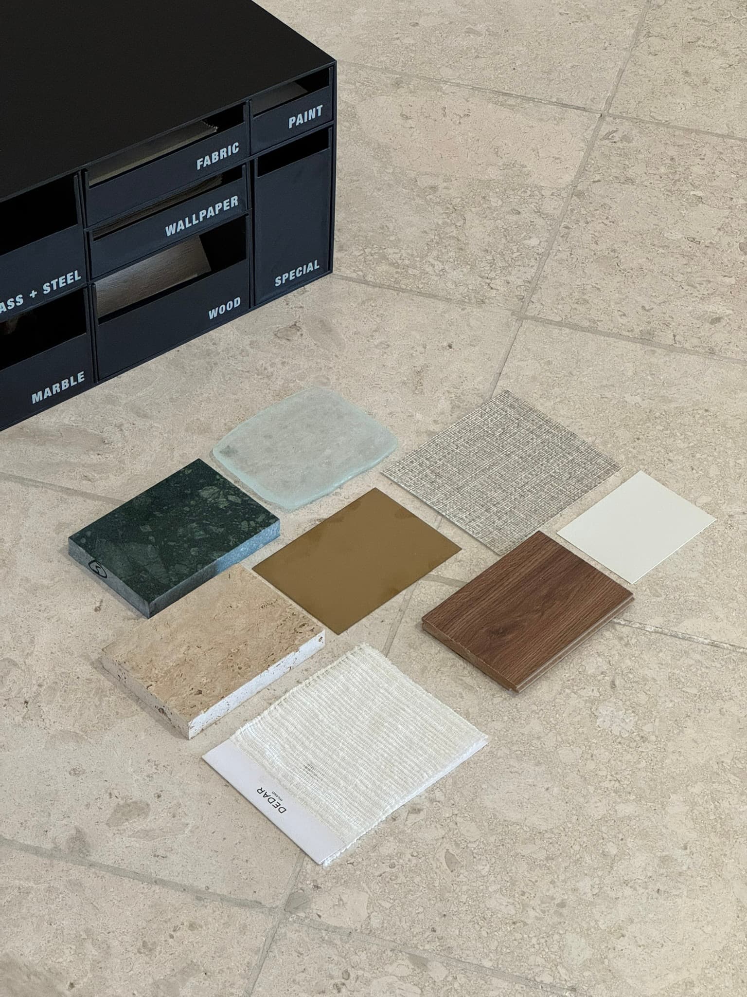 Designer meeting with client